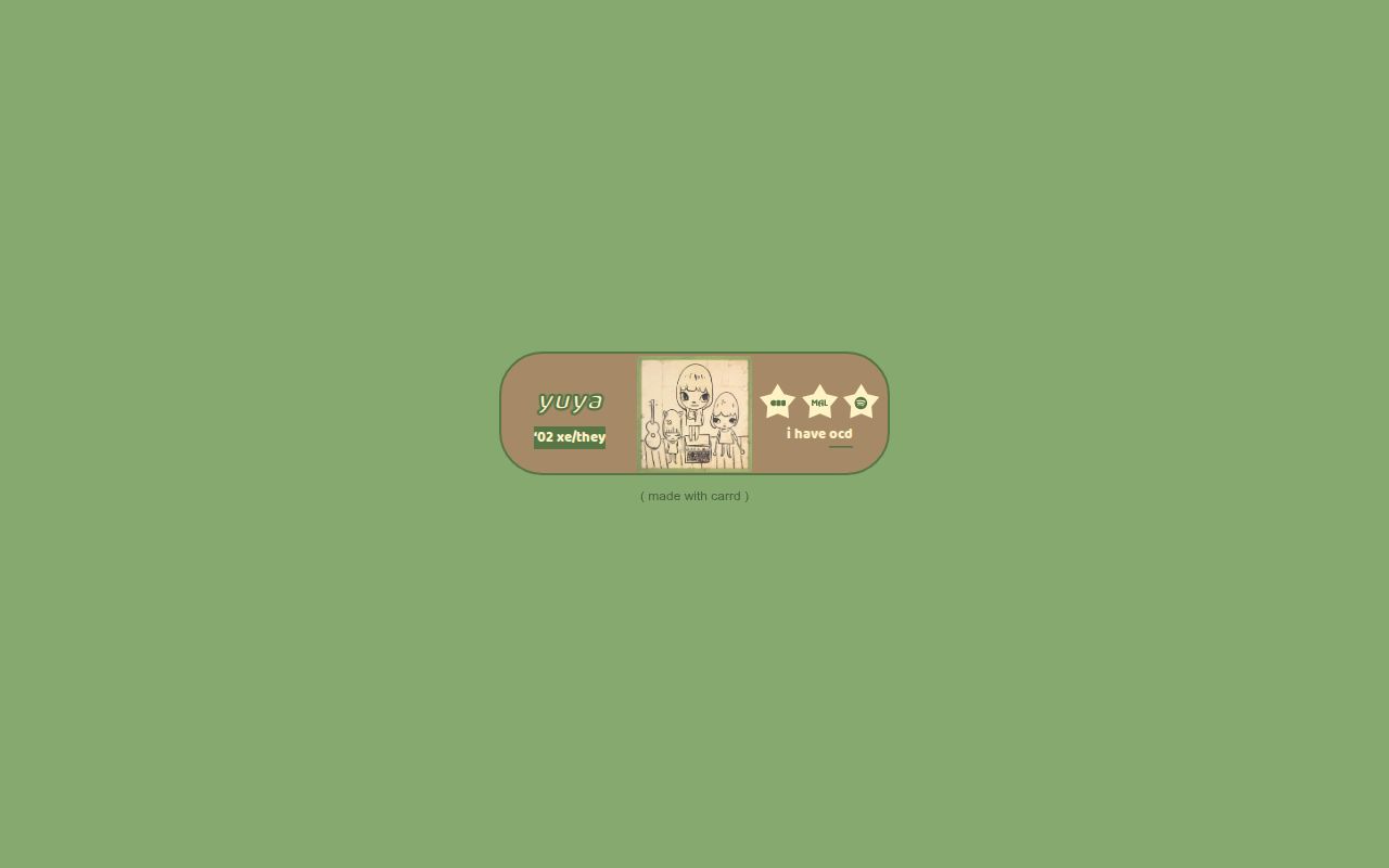 Carrd profile picture for @broth